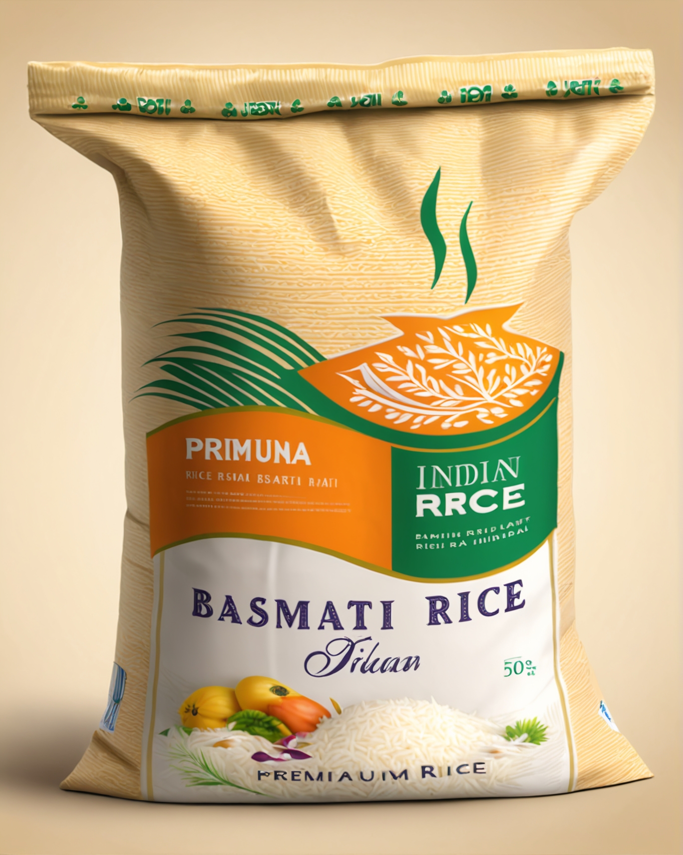 SBT basmati rice bag